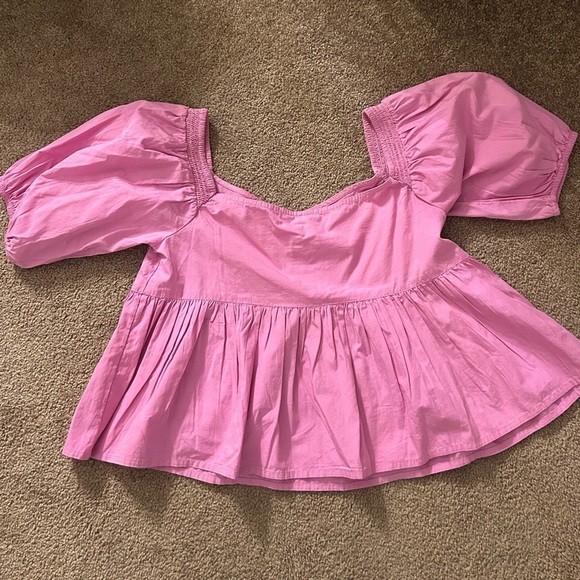 Free People Veronica Sweetheart Top in Orchid Size Small - Picture 8 of 8